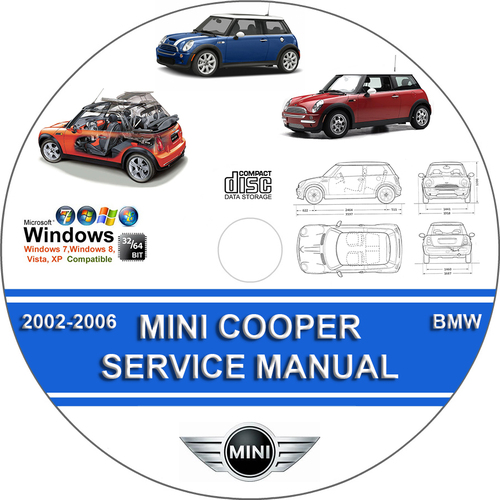 Product picture MINI COOPER, S & CONVERTIBLE SERVICE REPAIR MANUAL PDF ON CD