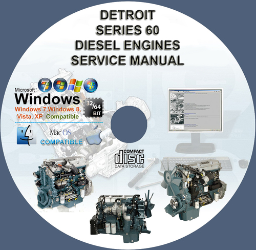 Product picture DETROIT DIESEL SERIES 60 ENGINE ALL MODELS 11.1L 12.7 14L 