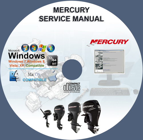 Product picture Mercury Four-stroke 75 90 115 225 Mariner Service Manual