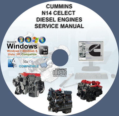 Product picture CUMINS DIESEL ENGINES CELECT N14 SERVICE REPAIR MANUAL