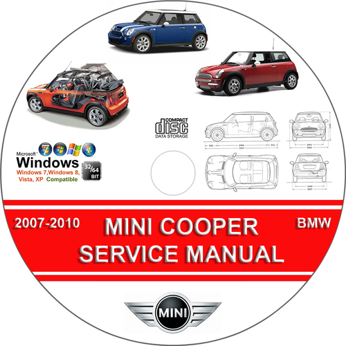 Product picture MINI COOPER, S & CONVERTIBLE SERVICE REPAIR MANUAL 2007-2010