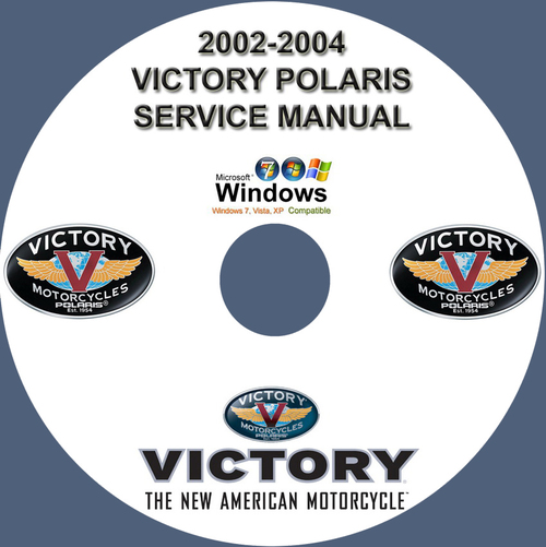 Product picture POLARIS VICTORY MOTORCYCLE 2002 - 2004 SERVICE MANUAL 