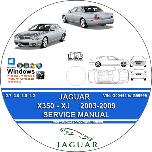 Product picture Jaguar X350 - XJ Service Repair Manual 2003-2009