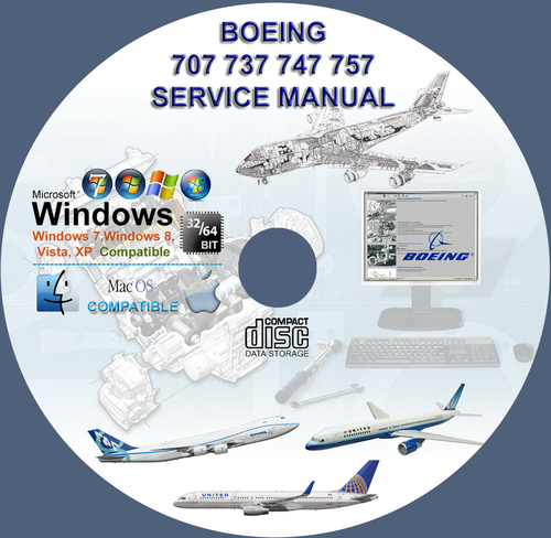 Product picture Boeing 707 737 747 757 Service Repair Technical Manual